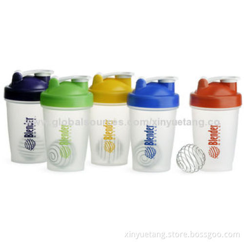 20oz 600mL Blender Bottles with Wire Whisk Blender Ball, Easy to Clean